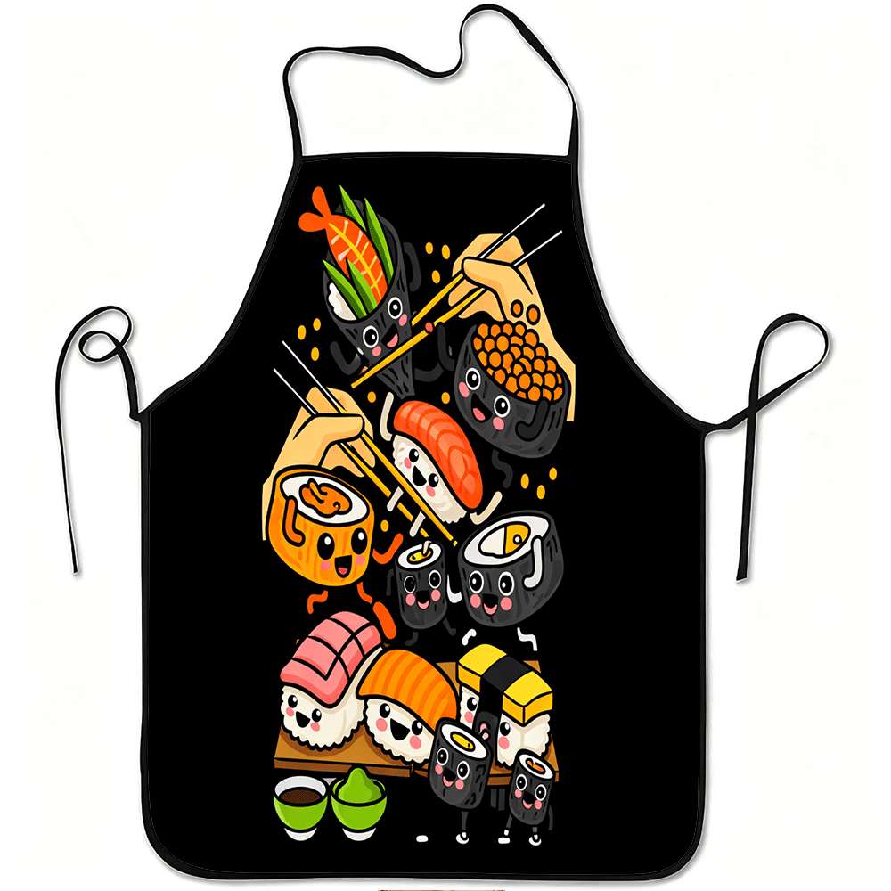 Home Cooking Japanese Food - Avental de Cozinha com Estampa de