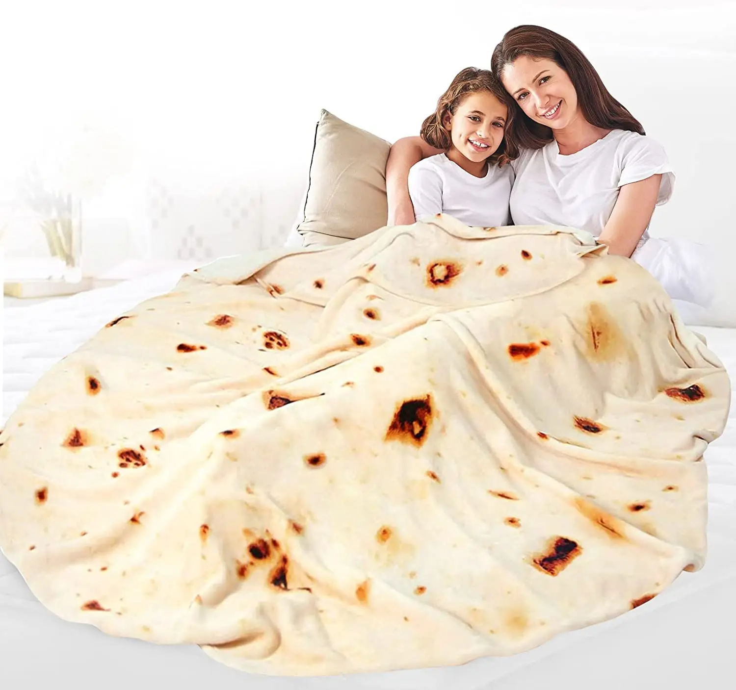 Tortilla Warmer Cloth - Cobertores burrito de flanela super macios