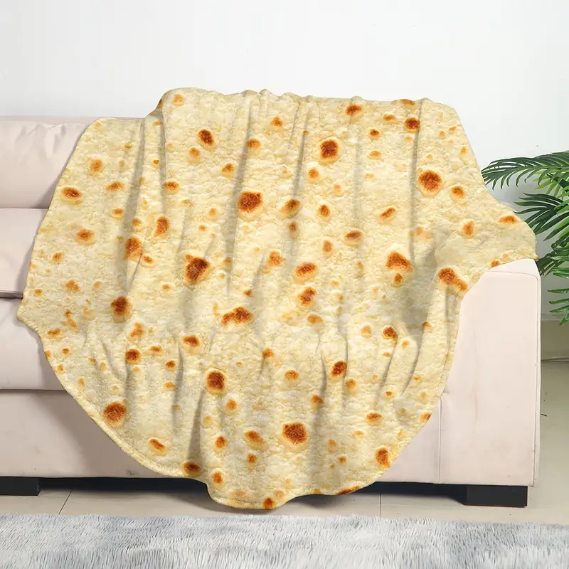 Tortilla Warmer Cloth - 1pc cobertor de flanela com estampa