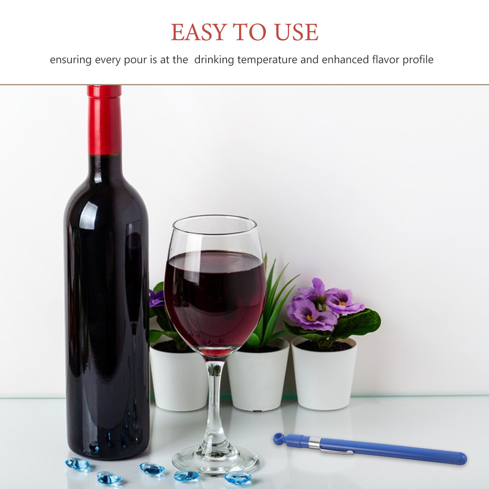 Termômetro de Vidro para Vinho - Home Cooking In avaliação e preço