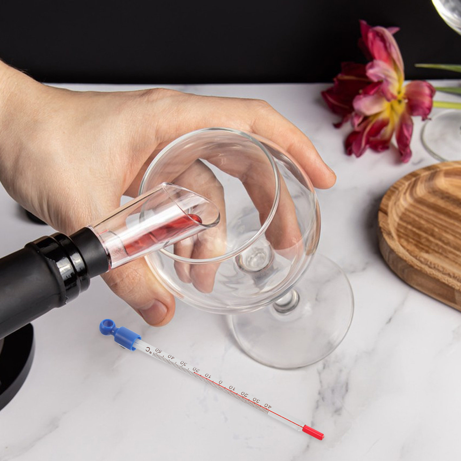 Termômetro de Vidro para Vinho - Home Cooking In avaliação e preço