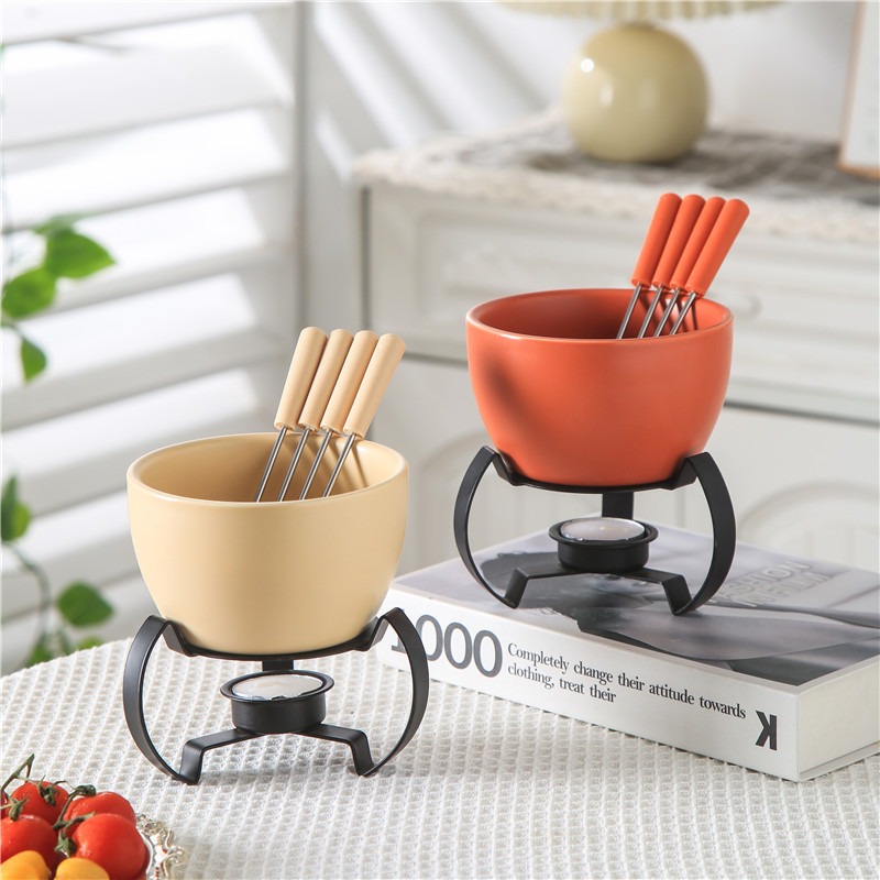 Tigela de cerâmica ecológica c - Fondue Pot Ceramic avaliação e preço