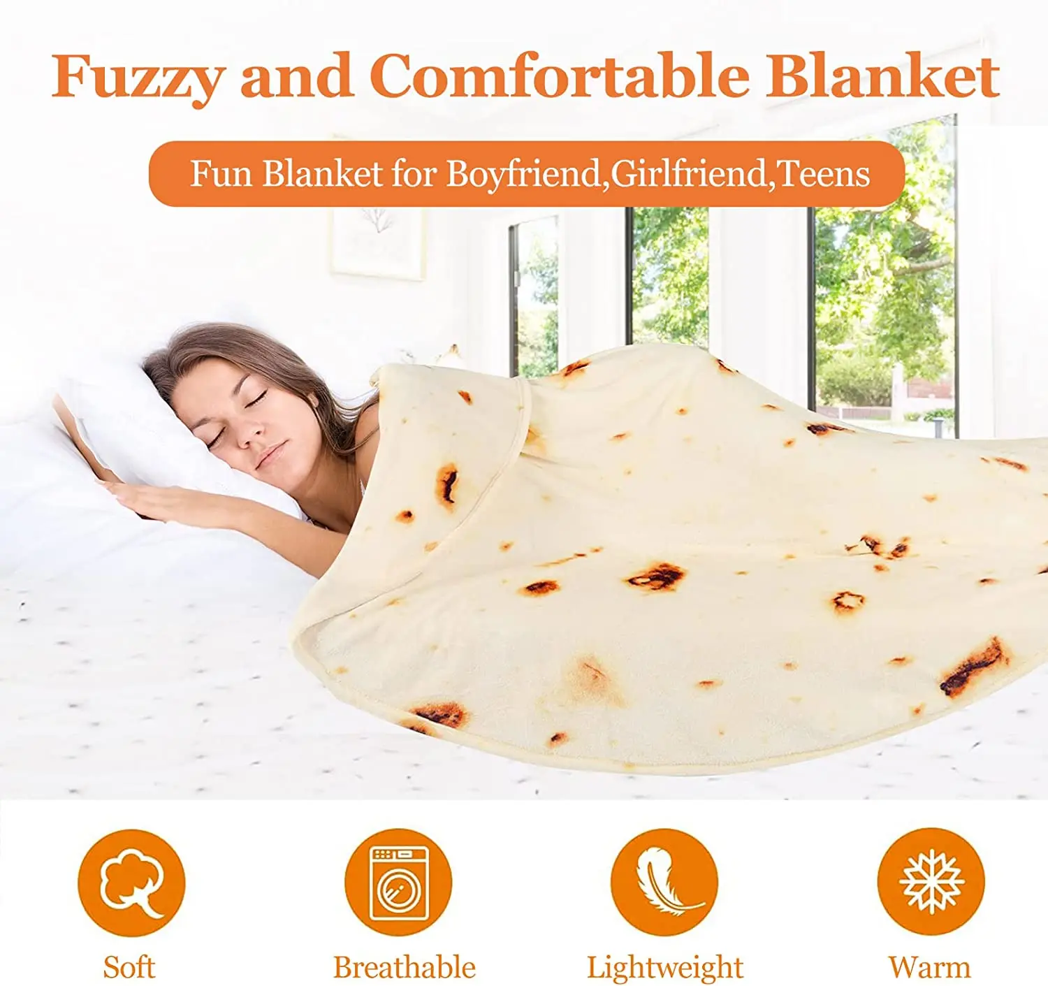 Cobertores burrito de flanela  - Tortilla Warmer Cloth avaliação e preço