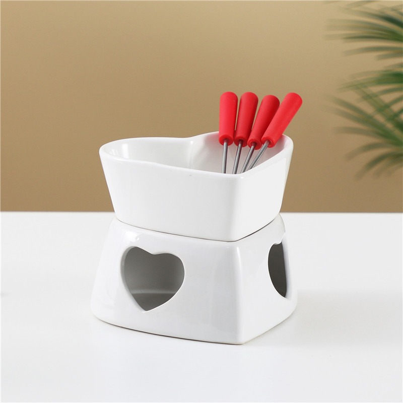 Conjunto de pote de fondue em  - Fondue Pot Ceramic avaliação e preço