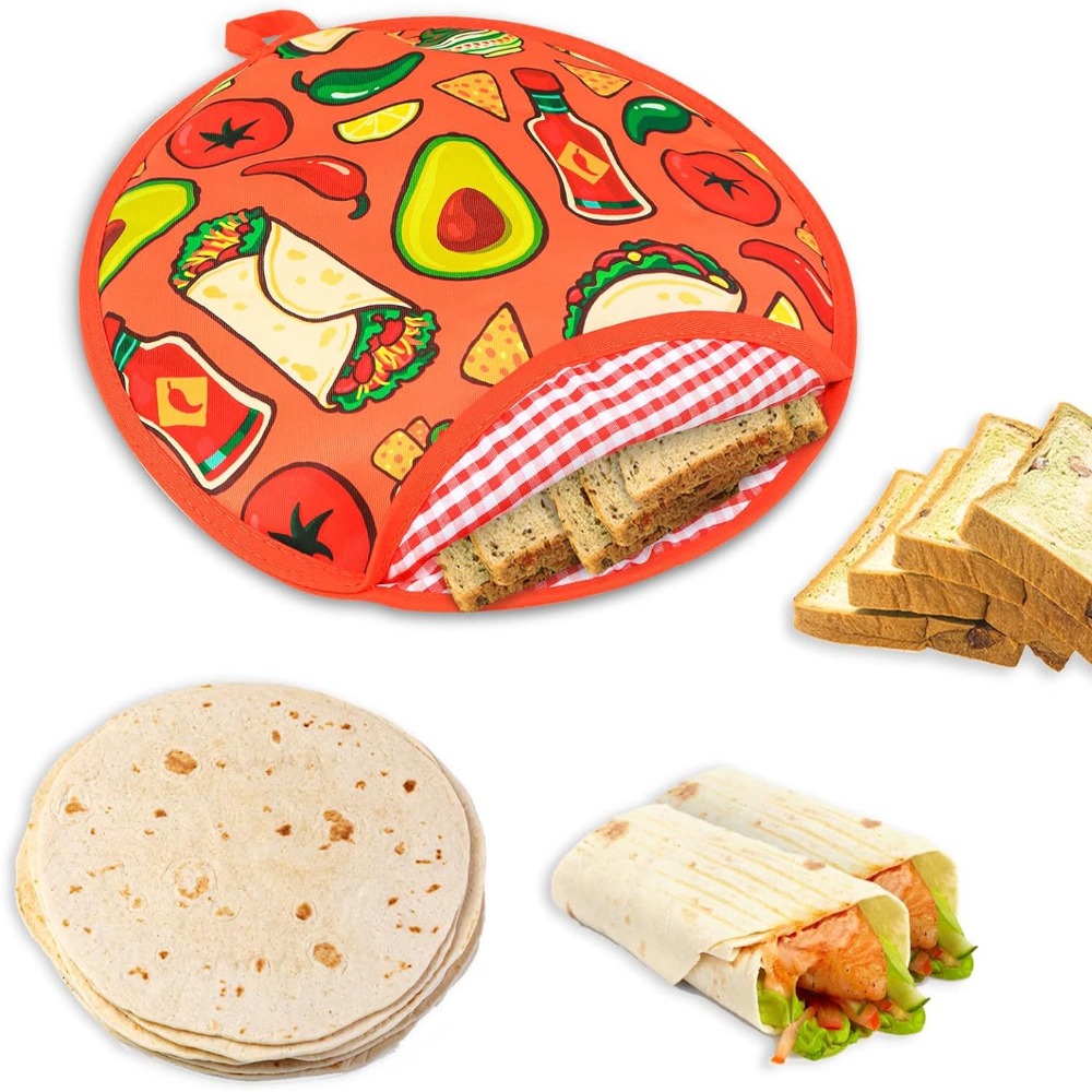 Bolsa Térmica Redonda Prática  - Tortilla Warmer Cloth avaliação e preço