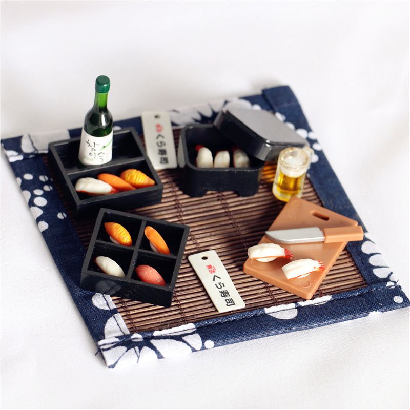 Miniautre sushi casa de boneca - Home Cooking Japanese Food avaliação e preço