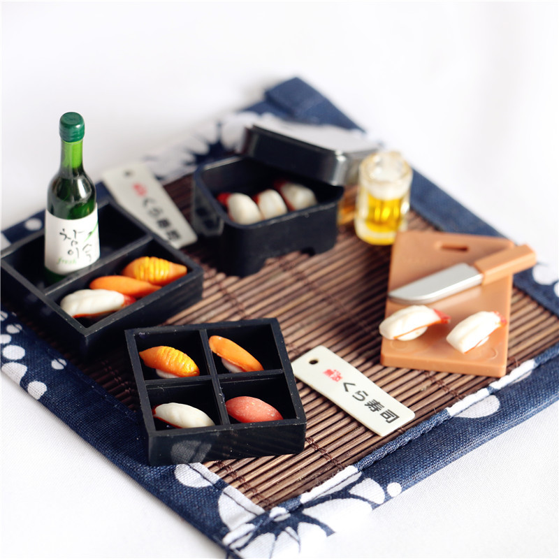Miniautre sushi casa de boneca - Home Cooking Japanese Food avaliação e preço