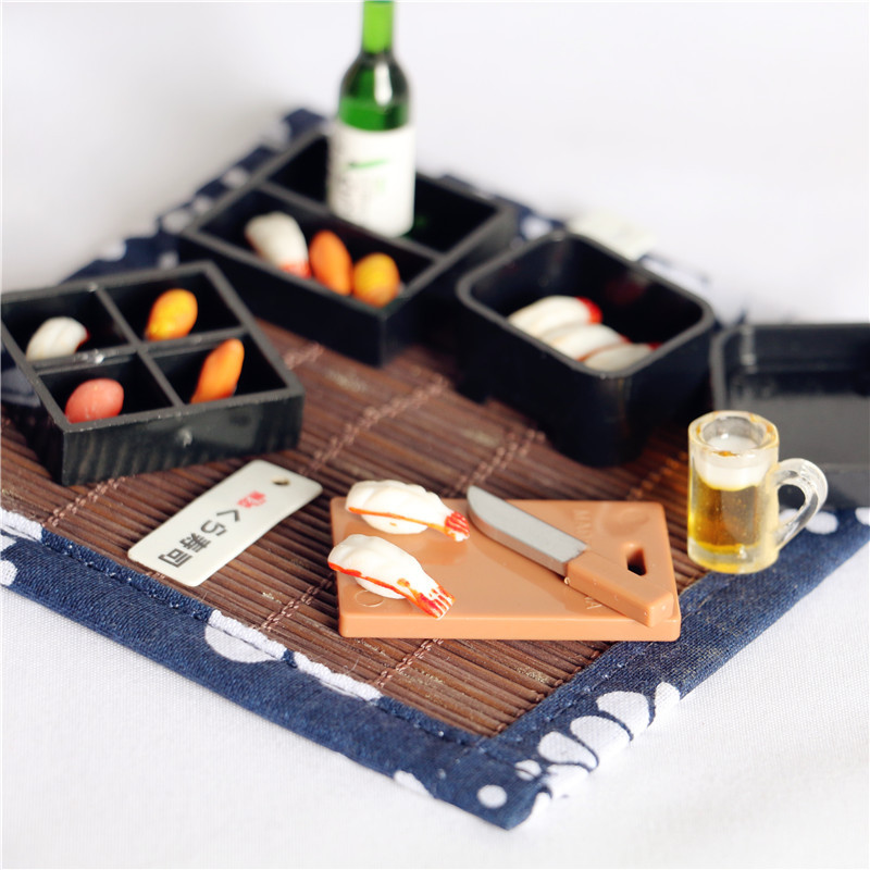 Miniautre sushi casa de boneca - Home Cooking Japanese Food avaliação e preço
