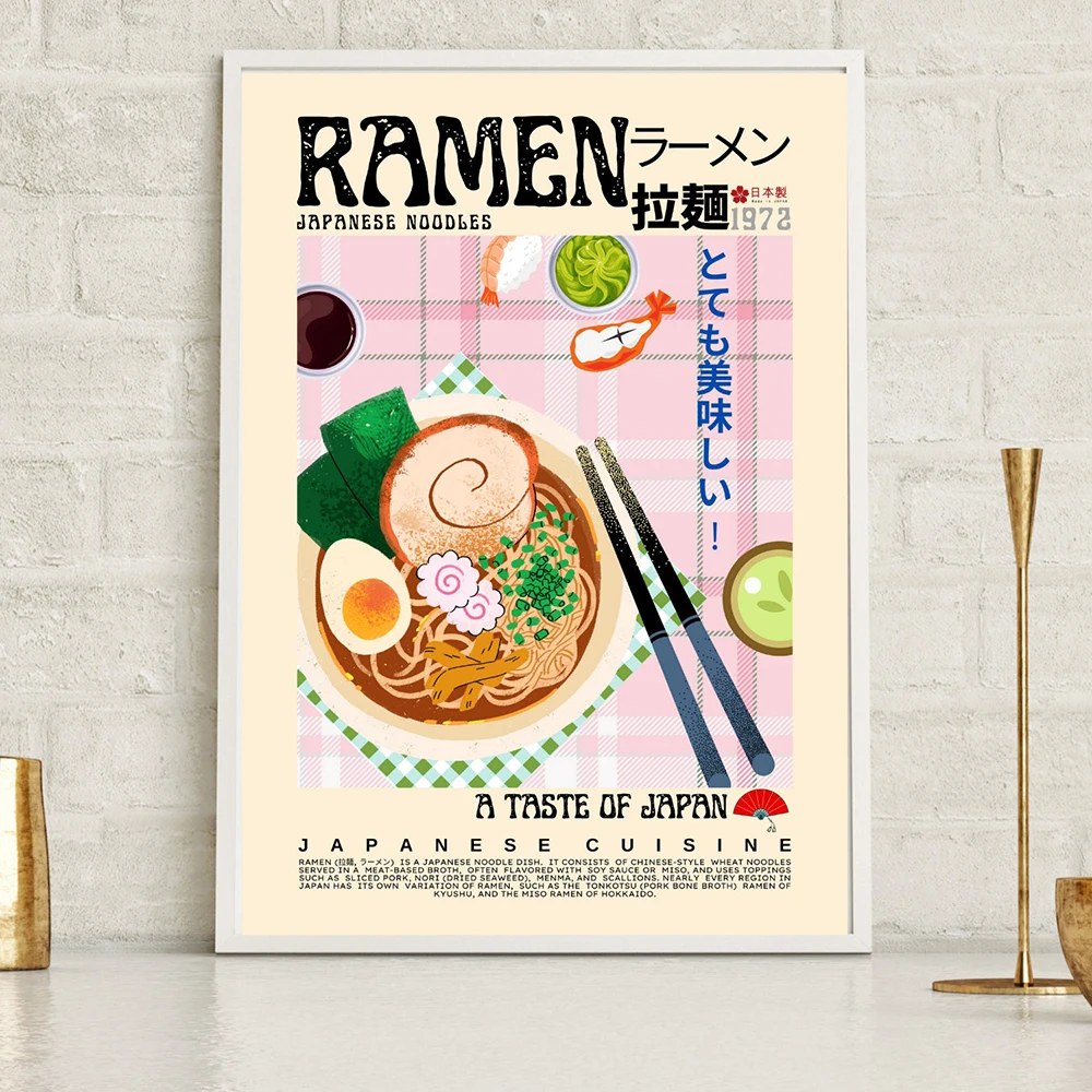 Pôster em Tela de Arte Culinár - Home Cooking Japanese Food avaliação e preço